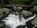 Sept 22, 2003 - Along Tuckerman Ravine Trail between Pinkham Notch and Hermit Lake, New Hampshire.<br />Bridge over Cutler River 0.3 miles from Pinkham Notch visitors center.