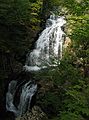 Sept 22, 2003 - Along Tuckerman Ravine Trail between Pinkham Notch and Hermit Lake, New Hampshire.<br />Crystal Cascade.