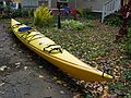 Oct 20, 2003 - 19 Woodland Street, Merrimac, Massachusetts.<br />Egils' kayak, hatches closed.
