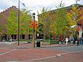 Oct 24, 2003 - Salem, Massachusetts.<br />Visit to the new Peabody Essex Museum with Joyce, Bonnie, and John.<br />View from the main entrance to the museum.