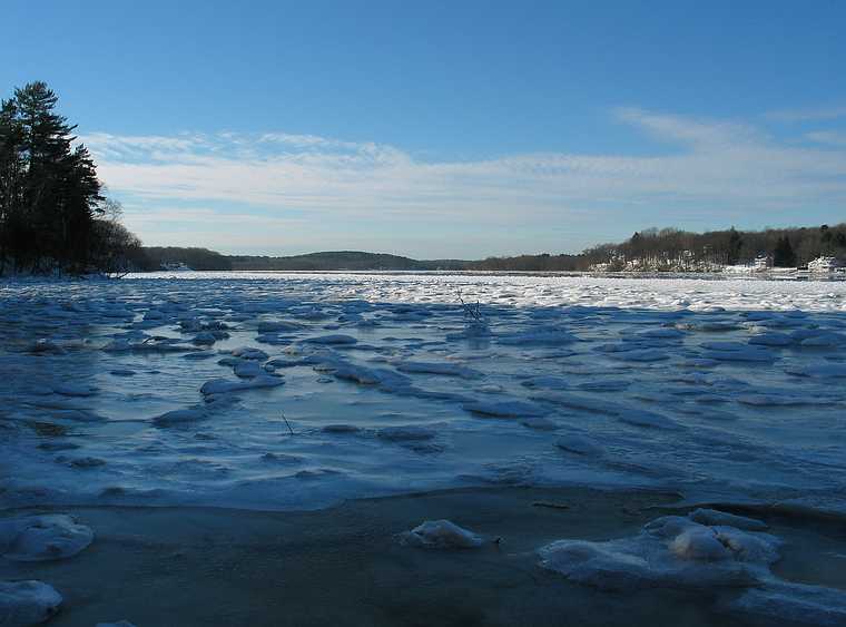 Dec 9, 2003 - Maudslay State Park, Newburyport, Massachusetts.<br />Merrimack River.
