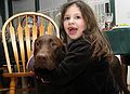 Dec 25, 2003 - At Tom and Kim's in South Hampton, New Hampshire.<br />Arianna.