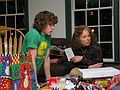 Dec 25, 2003 - At Tom and Kim's in South Hampton, New Hampshire.<br />Michael and Kim.