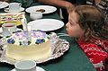 Dec 27, 2003 - Merrimac, Massachusetts.<br />Melody's 30th and Miranda's 2nd birthday celebration.<br />Miranda blowing out the birthday candles.