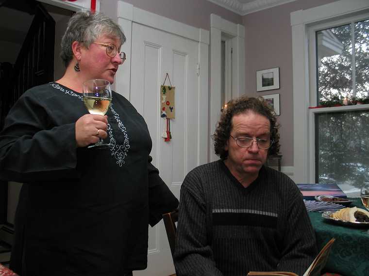 Dec 28, 2003 - Merrimac, Massachusetts.<br />Norma and Paul.