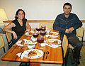 Dec 31, 2003 - Sunday River, Maine.<br />At Carl and Holly's condo.<br />Melody and Sati cooked the New Year's Eve dinner.