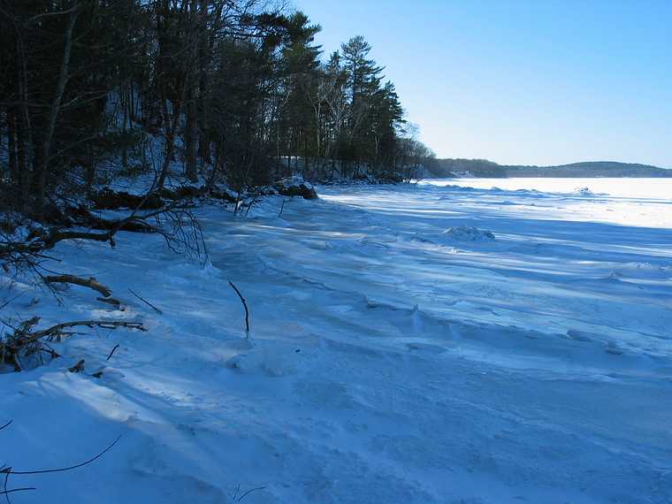 Jan 15, 2004 - Maudslay State Park, Newburyport, Massachusetts.<br />Along the frozen Merrimack River.
