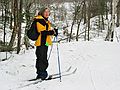Jan 18, 2004 - Sunday River, Maine.<br />Staying at the Cunninghams' ski lodge.<br />Joyce.