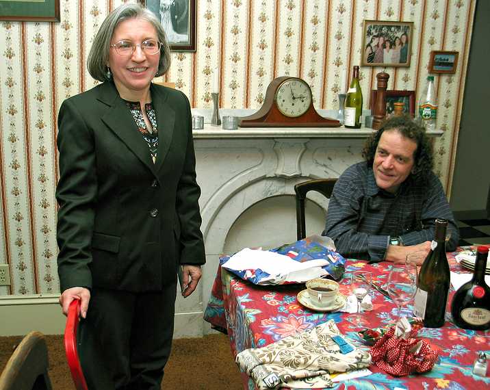 Jan 19, 2004 - At Paul and Norma's in Tewksbury, Massachusetts.<br />Marie's and Joyce's birthday celebration.<br />Joyce and Paul.