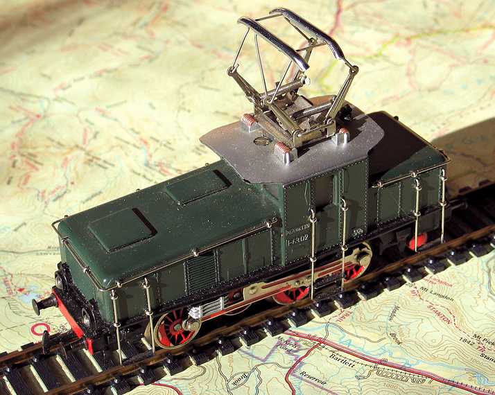 Jan 31,2004 - Merrimac, Massachusetts.<br />Mrklin HO gauge electric switching engine which I bought in 1956 in Barcelona through<br />my friend Oscar Tusquets, who went to Germany to buy himself a train set.