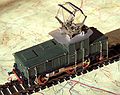Jan 31,2004 - Merrimac, Massachusetts.<br />Mrklin HO gauge electric switching engine which I bought in 1956 in Barcelona through<br />my friend Oscar Tusquets, who went to Germany to buy himself a train set.