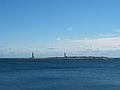 Jan 30, 2004 - Off Cape Ann.<br />Thacher Island twin lights.