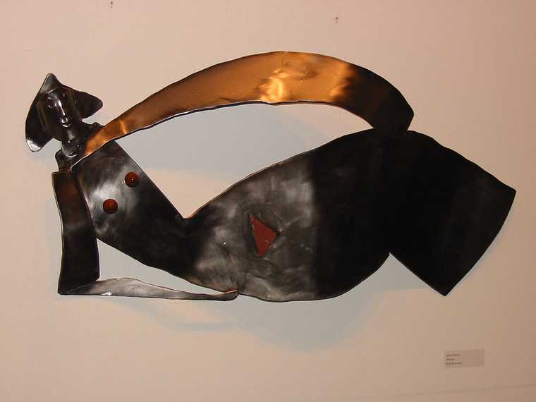 Feb 1, 2004 - Amesbury, Massachusetts.<br />Joyce's steel sculpture.