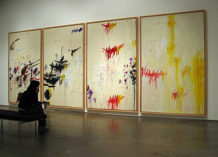 Feb 7, 2004 - MoMA QNS, Queens, New York City, New York.<br />Cy Twombly.
