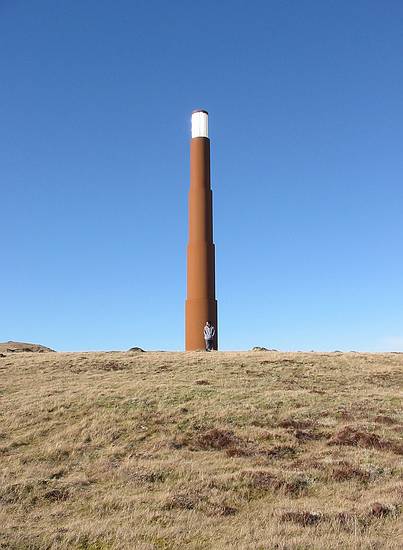 March 20, 2004 - "The Iceland Lighthouse" by Claudio Parmiggiano, Jan. 29, 2000,<br />located between Heimrk (a National Park) and Vfilsfell (a 655 meter high mountain)<br />just off to the right of Rt.1 shortly after one has left the city of Reykjavik behind. Eric.