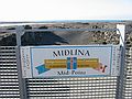 March 22, 2004 - Between Reykjanes and Hafnir on the end of Suurnes, Iceland.<br />Sign on bridge over the Mid-Atlantic Ridge.