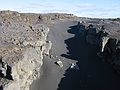 March 22, 2004 - Between Reykjanes and Hafnir on the end of Suurnes, Iceland.<br />Mid-Atlantic ridge as it emerges on land. To the left is the North American Plate and<br />to the right the Eurasian Plate. They move apart at about 2 cm per year.