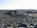 March 22, 2004 - Between Reykjanes and Hafnir on the end of Suurnes, Iceland.<br />Eric. We saw, near the rift, many humps like bubbles of rock.