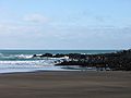 March 22, 2004 - Between Reykjanes and Hafnir on the end of Suurnes, Iceland.<br />Beach in Stra-Sandvk bay.