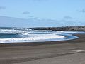 March 22, 2004 - Between Reykjanes and Hafnir on the end of Suurnes, Iceland.<br />Beach at Stra-Sandvk bay.