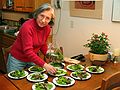 April 12, 2004 - Merrimac, Massachusetts.<br />Joyce preparing dinner for Uldis, Edite, Juris, Nancy, Eriks, John and Priscilla, and Marie.