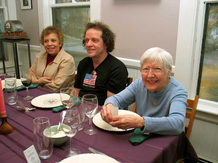 April 16, 2004 - Merrimac, Massachusetts.<br />Dinner for Paul and Norma for their 21st wedding anniversary and Norma's birthday.<br />Marion, Paul, and Marie.