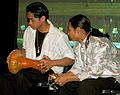 April 23, 2004 - Lowell, Massachusetts.<br />Cambodian Folk Music Group at Middlesex Community College.