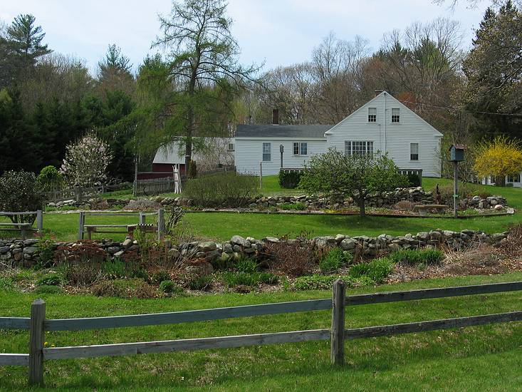 May 1, 2004 - Merrimac, Massachusetts.<br />Nancy Perkins property on Brush Hill Road.