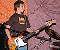 May 14, 2004 - Barnard School, South Hampton, New Hampshire.<br />Local talent concert to benefit sister town in Haiti.<br />Michael on stage.
