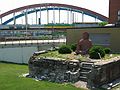 May 23, 2004 - In the vicinity of the Maryland Institute College of Art, Baltimore, Maryland.<br />Terracotta Buddha make by the students.