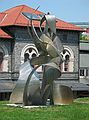 May 23, 2004 - In the vicinity of the Maryland Institute College of Art, Baltimore, Maryland.<br />Lila Katzen, stainless steel, approx. 15' x 9' x 10'.