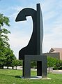 May 23, 2004 - In the vicinity of the Maryland Institute College of Art, Baltimore, Maryland.<br />John Hock, "Table Sculpture Can't Recall a Time";<br />fabricated steel painted; 29' 8.5" x 15' 7" x 9' 2".