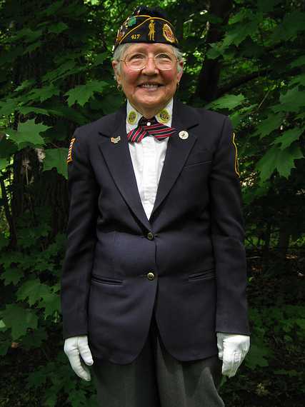 May 31, 2004 - Merrimac, Massachusetts.<br />Marie, a WWII veteran.