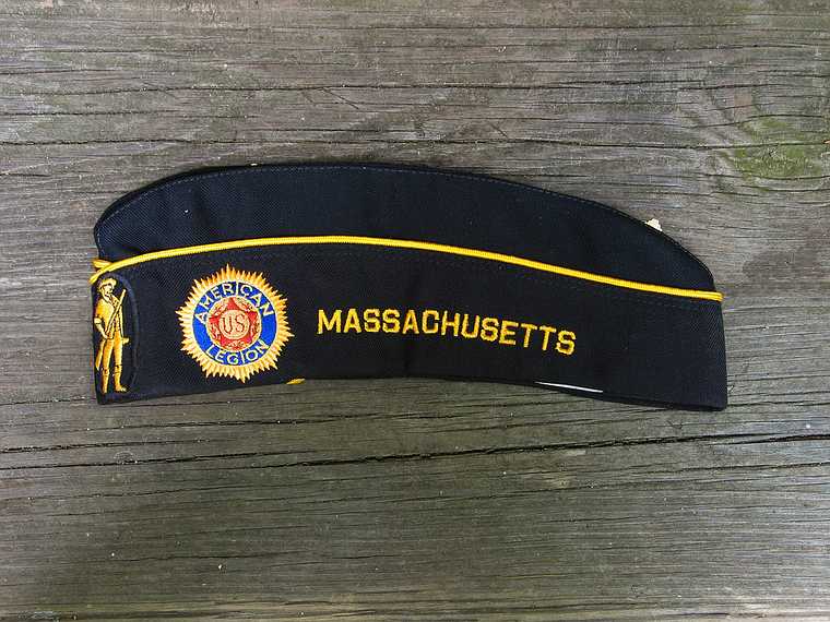 May 31, 2004 - Merrimac, Massachusetts.<br />Marie's veterans hat.