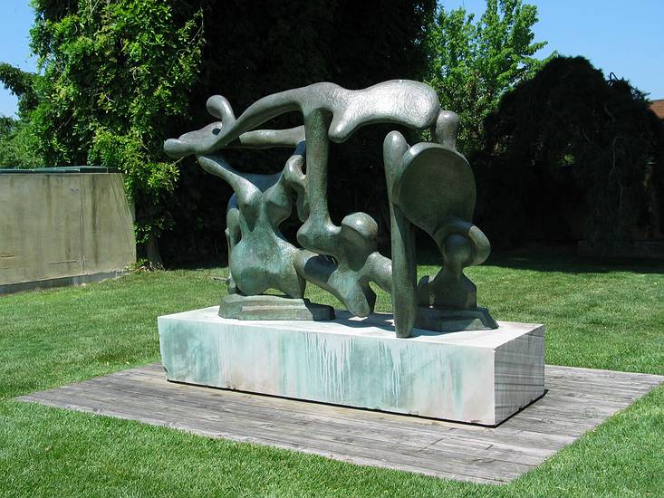 May 25, 2004 - Grounds for Sculpture, Hamilton, New Jersey.<br />Isaac Witkin, "The Bathers", 1991,<br />cast bronze; 107" x 63" x 36".