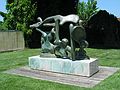 May 25, 2004 - Grounds for Sculpture, Hamilton, New Jersey.<br />Isaac Witkin, "The Bathers", 1991,<br />cast bronze; 107" x 63" x 36".