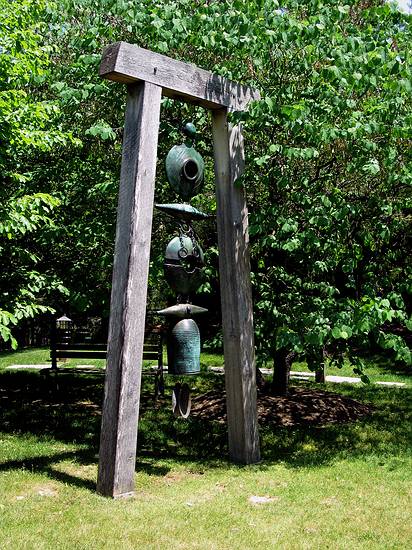 May 25, 2004 - Grounds for Sculpture, Hamilton, New Jersey.<br />James Colavita, "Bell", 1998.
