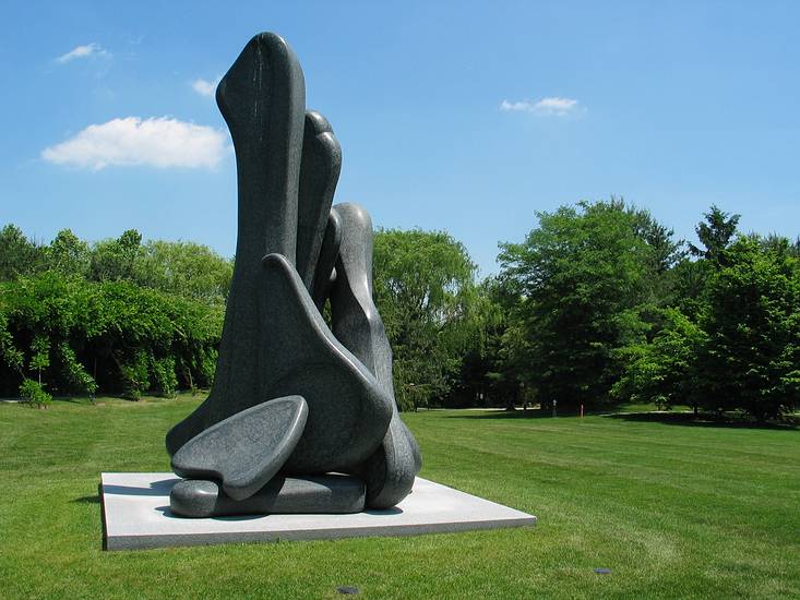 May 25, 2004 - Grounds for Sculpture, Hamilton, New Jersey.<br />Isaac Witkin, "Garden State", 1997.