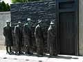 May 25, 2004 - Grounds for Sculpture, Hamilton, New Jersey.<br />George Segal, "Depression Bread Line", 1999.