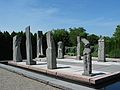 May 25, 2004 - Grounds for Sculpture, Hamilton, New Jersey.<br />Carlos Dorrien, "The Nine Muses", 1990-97.