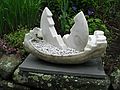 June 2, 2004 - June LaCombe/SCULPTURE at Hawk Ridge, Pownal, Maine.<br />Opening Reception.