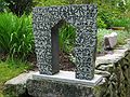 June 2, 2004 - June LaCombe/SCULPTURE at Hawk Ridge, Pownal, Maine.<br />Opening Reception.