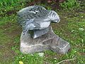 June 2, 2004 - June LaCombe/SCULPTURE at Hawk Ridge, Pownal, Maine.<br />Opening Reception.