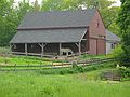 June 2, 2004 - June LaCombe/SCULPTURE at Hawk Ridge, Pownal, Maine.<br />Opening Reception.