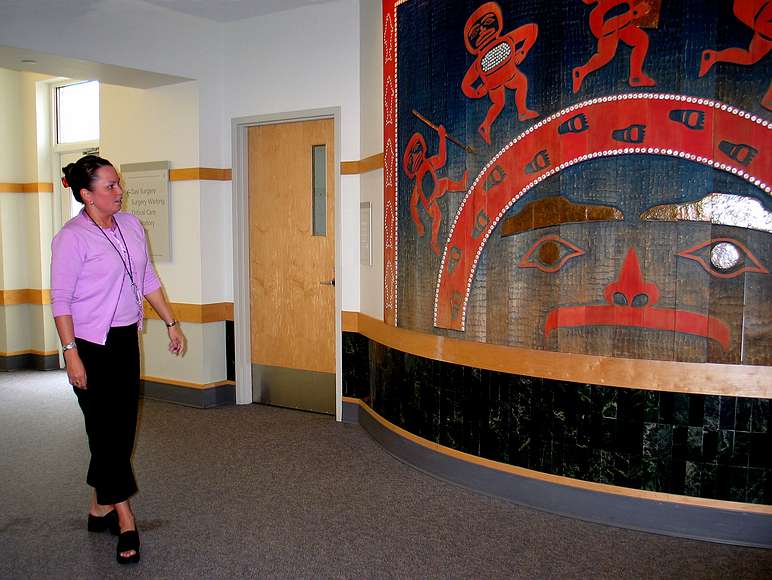 June 11, 2004 - Anchorage, Alaska.<br />Anchorage Native Medical Center.