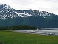 June 12, 2004 - Between Anchorage and Seward, Alaska.<br />View from the train: Turnagain Arm of Cook Inlet.