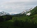 June 12, 2004 - Between Anchorage and Seward, Alaska.<br />View from the train.