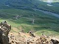 June 15, 2004 - Denali National Park, Alaska.<br />View from Thoro Ridge above Eielson Visitor Center.