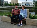 June 16, 2004 - Fairbanks, Alaska.<br />Eric Edelstein and Jan Locker.