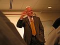 June 17, 2004 - University of Alaska, Fairbanks, Alaska.<br />Dr. Marshall Lind, Chancellor of the University of Alaska at Fairbanks<br />talking about the university system philosophy.